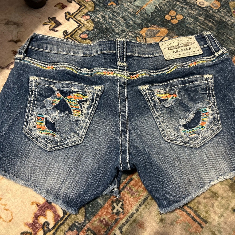 Women’s Big Star LIV thick stitch Jean shorts 28
